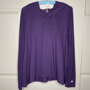 Alo Yoga Purple Hoodie